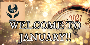 Image with clock showing years and Esprit Logo, Welcome to January text