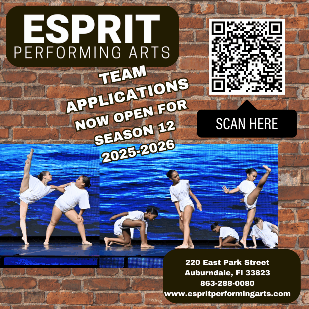 Esprit Performing Arts
Team Applications Now Open for Season 12
2025-2026